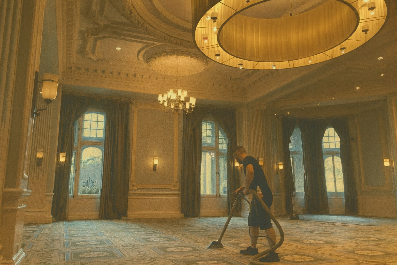 Luxury venue carpet cleaning Milton Keynes with professional commercial equipment