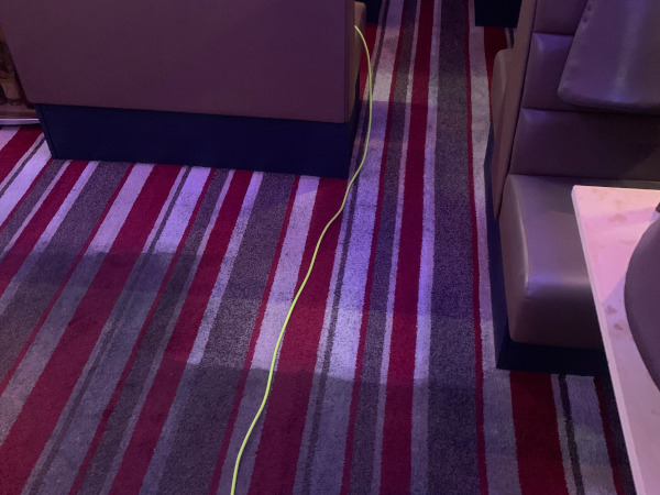 Restaurant dining area carpet cleaning Milton Keynes – spotless finish